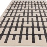 Asiatic Asiatic Valley Junction Geometric 3D Rug - Charcoal/Ivory