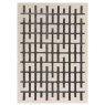 Asiatic Asiatic Valley Junction Geometric 3D Rug - Charcoal/Ivory