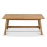 Brandon Rustic Oak 4-6 Seater Extension Dining Table