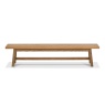 Brandon Rustic Oak Large Dining Bench