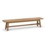 Brandon Rustic Oak Large Dining Bench