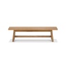 Brandon Rustic Oak Small Dining Bench