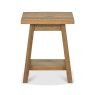 Brandon Rustic Oak Lamp Table