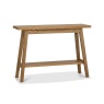 Brandon Rustic Oak Console Table With Shelf