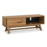 Brandon Rustic Oak Entertainment Unit