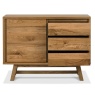 Brandon Rustic Oak Narrow Sideboard