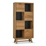 Brandon Rustic Oak Display Cabinet