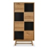 Brandon Rustic Oak Display Cabinet