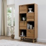 Brandon Rustic Oak Display Cabinet