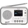 Roberts PLAY20W DAB/DAB+/FM RDS & Bluetooth Digital Portable Radio - White