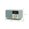 Roberts REV-PETITE2DE Revival Petite2 Radio - Duck Egg