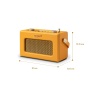 Roberts REV-UNOBTSY Revival Uno' DAB/DAB+/FM Radio with Bluetooth - Sunburst Yellow