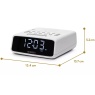 Roberts ORTUSFMW Ortus FM Alarm Clock Radio - White