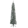 Everlands Everlands Pencil Pine Snowy Artificial Christmas Tree 7ft