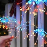 Festive Lights Festive Starburst Curtain Lights 160cm x 120cm - Aurora