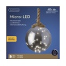 Lumineo Lumineo Micro LED Rope Ball Light 20cm - Smoke