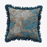 Morris & Co Bird Webbs Cushion 50cm - Blue