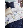 Laura Ashley Hawling Irises Duvet Cover Set - White/Purple