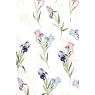 Laura Ashley Hawling Irises Duvet Cover Set - White/Purple