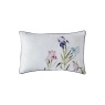 Laura Ashley Hawling Irises Duvet Cover Set - White/Purple