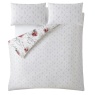 Laura Ashley Pallington Bloom Ruby Duvet Cover Set - Red/Cream