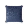 Laura Ashley Barley Embossed Cushion Midnight 50cm - Navy