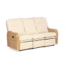 Desser Paris 3 Seater Reclining Sofa & 2 Chairs Sofa - Light Oak