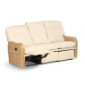 Desser Paris 3 Seater Reclining Sofa & 2 Chairs Sofa - Light Oak