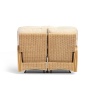 Desser Paris 2 Seater Reclining Sofa & 2 Chairs Suite - Light Oak