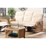 Desser Paris 3 Seater Reclining Sofa - Light Oak