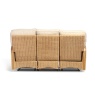 Desser Paris 3 Seater Reclining Sofa - Light Oak