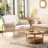 Desser Aspen 2 Seater Sofa - Light Oak