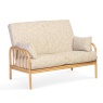 Desser Aspen 2 Seater Sofa - Light Oak