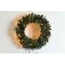 Festive Lit LED Firefly Wreath Battery Operated - 60cm