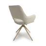 Paulie Swivel Fabric Dining Chair - Natural