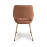 Collins Fabric Dining Chair - Brick