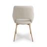 Collins Fabric Dining Chair - Natural