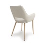 Collins Fabric Dining Chair - Natural