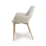 Collins Fabric Dining Chair - Natural