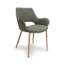 Collins Fabric Dining Chair - Sage