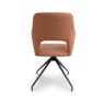 Scott Fabric Dining Chair - Brick