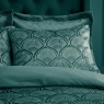 Catherine Lansfield Art Deco Pearl Duvet Set - Teal