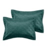 Catherine Lansfield Art Deco Pearl Pillowsham Pair - Teal