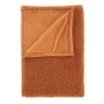 Catherine Lansfield So Soft Velvet Boucle Throw - Caramel