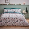 Catherine Lansfield Brushed Christmas Holly & Mistletoe Duvet Set