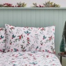 Catherine Lansfield Brushed Christmas Holly & Mistletoe Duvet Set