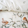 Catherine Lansfield Brushed Cotton Mistletoe Robins Duvet Set