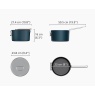 Joseph Joseph Space Non-Stick Saucepan - 23cm