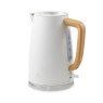 Swan SK19024WHT Fjord 1.7L Jug Kettle - White & Wooden Accents