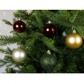 Decoris Decoris 30 Pack Baubles - Shiny/Matt/Glitter Assorted Colours